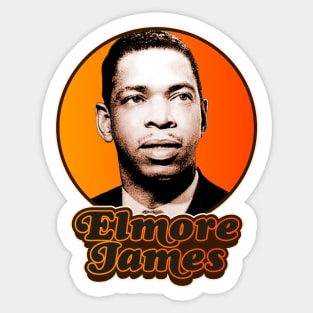 Retro Elmore James Tribute Sticker